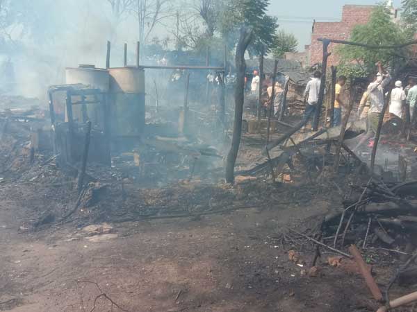 Slums Burnt Fire