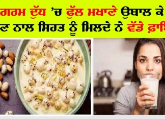 Benefits of eating makhana with milk