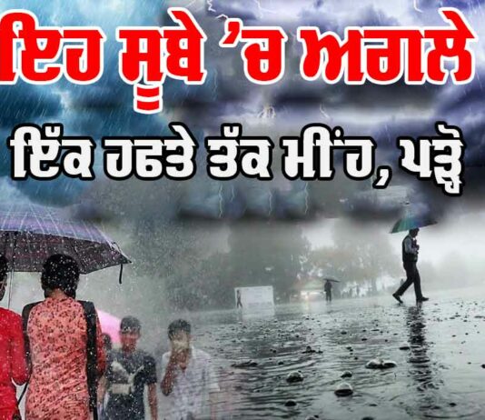 Rajasthan IMD Rainfall Forecast