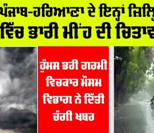 Haryana-Punjab Weather News