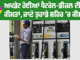 Petrol Diesel Price