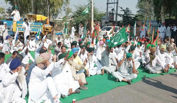 Punjab farmers protest