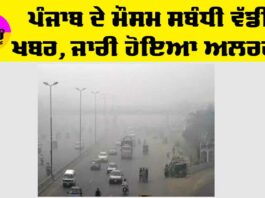 Punjab Weather Alert