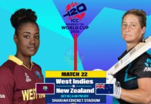 West Indies Vs New Zealand