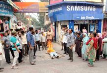 Cleaning Workers Protest