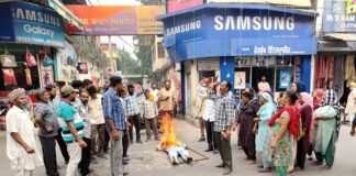 Cleaning Workers Protest