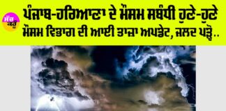 Haryana Punjab Weather News