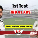 India vs Australia Perth Test