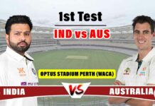 India vs Australia Perth Test