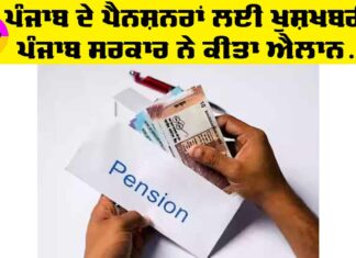 Pension Holders Punjab