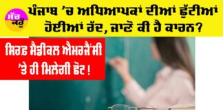 Punjab Teachers News