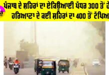 Punjab Weather and AQI Today