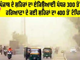 Punjab Weather and AQI Today