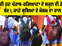 Schools Closed Punjab