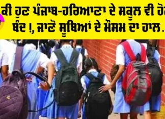 Schools Closed Punjab