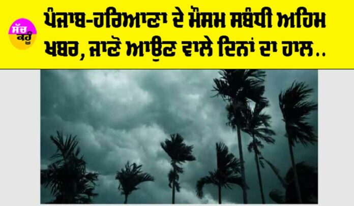 Haryana-Punjab Weather Alert