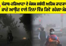 Haryana-Punjab Weather Alert