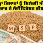 MSP on Crops