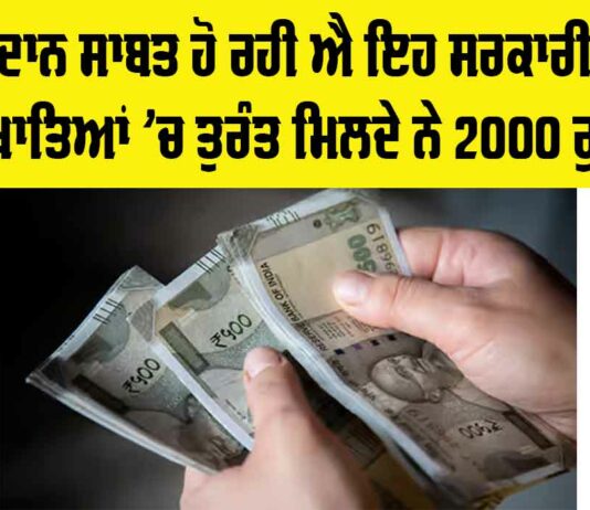 Punjab Government Scheme