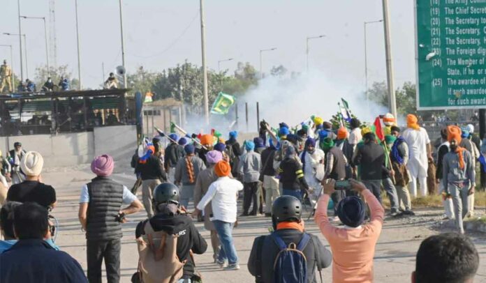 Punjab farmers Protest