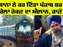 Kisaan Railway Track Jaam