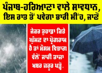 Haryana-Punjab Weather News