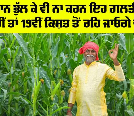 PM Kisan Nidhi 19th Kist