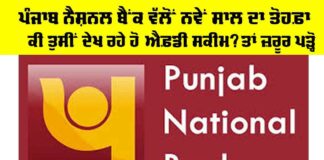 Punjab National Bank FD