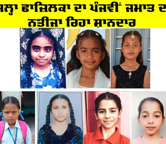 5th Class Result:
