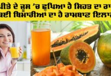 Papaya Juice Benefits