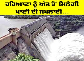 Haryana Punjab Water Dispute