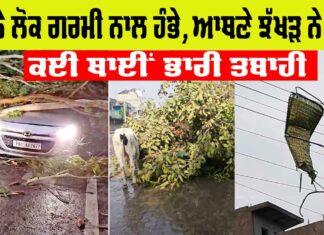 Heavy Rainfall and Thunderstorm