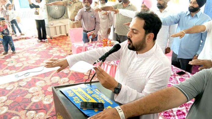 MLA-Garry-Baring Drug Free Punjab Vision