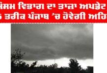 Punjab Weather Update