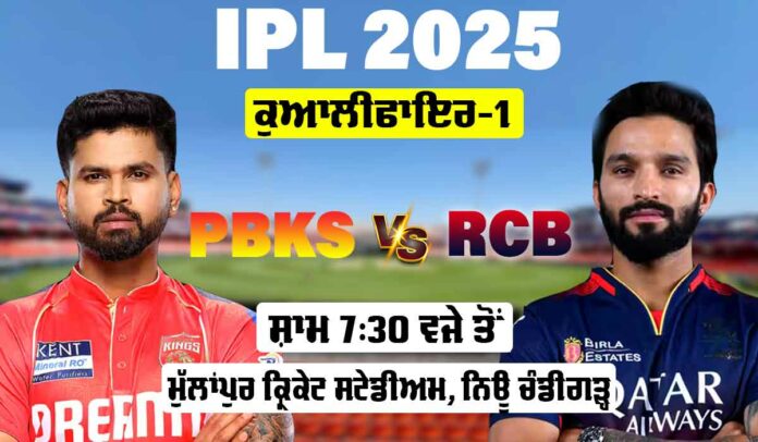RCB vs PBKS