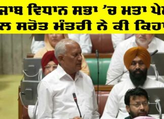 Resolution in Punjab Vidhan Sabha