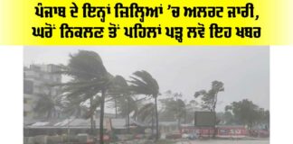 Storm Rain Alert