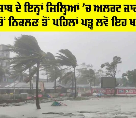 Storm Rain Alert
