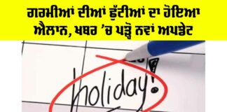 Summer Vacations