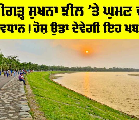 Chandigarh Sukhna Lake News