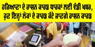Haryana Ration Card