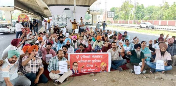 Ludhina Teachers Strike News