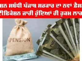 Pension Punjab Government