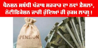 Pension Punjab Government