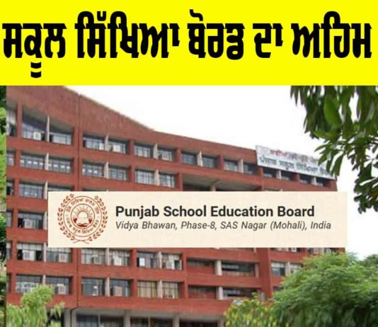 Punjab School Teachers News