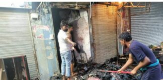 Lehragaga Shop Fire