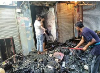 Lehragaga Shop Fire