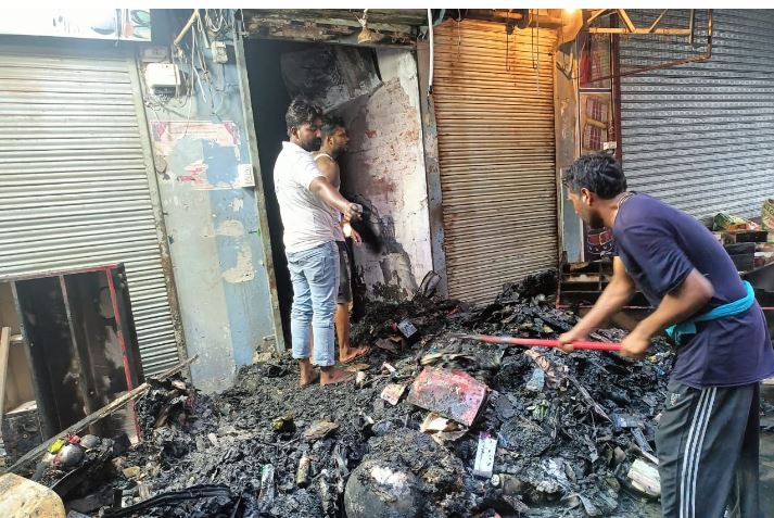Lehragaga Shop Fire