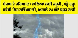 Haryana-Punjab Weather