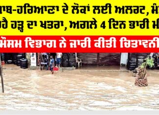 Haryana Punjab Weather Alert